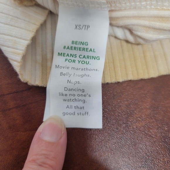 NWT Aerie Ribbed Cropped Tie Dye Tank Top XS - Picture 5 of 9